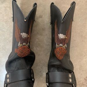 Vintage Harley Davidson Cowboy Biker Boots size 7.5